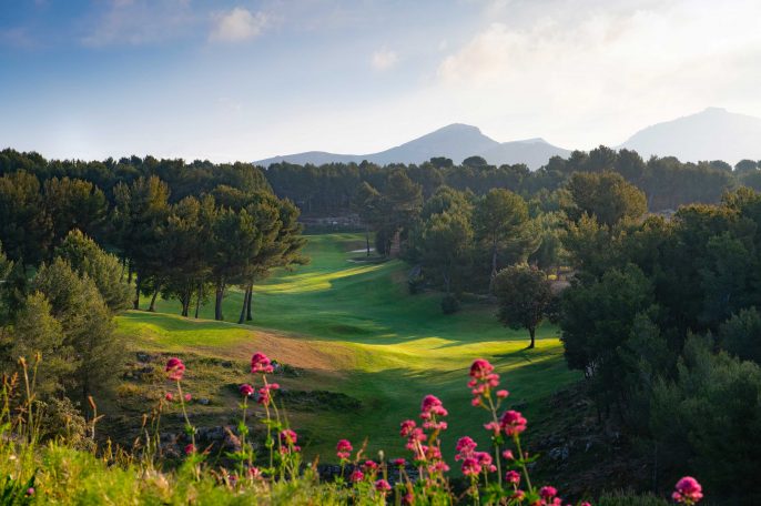 Golf-Bastide de-la-Salette,-parcours-de-golf-18-trous-à-Marseille | trou 9