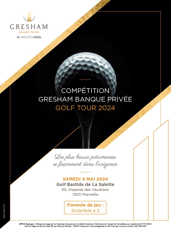 Compétition Gresham 4 mai 2024 au Golf Bastide de la Salette